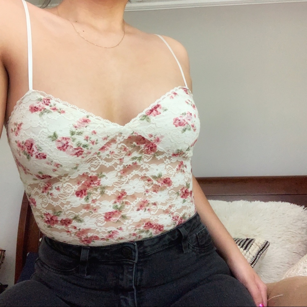 Lace bodysuit or one piece